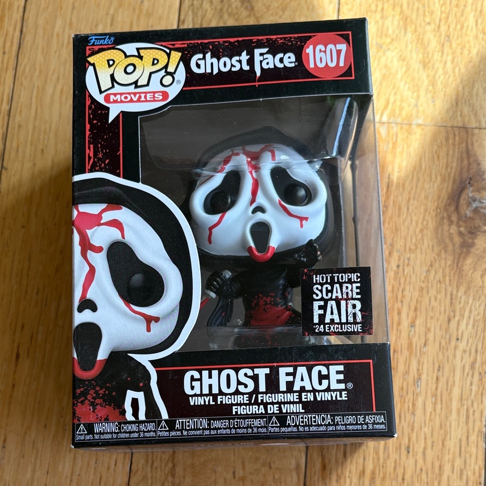 Funko Ghost Face Figure with bloody face, 24” exclusive